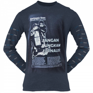 kaos jangan bungkam jurnalis panjang