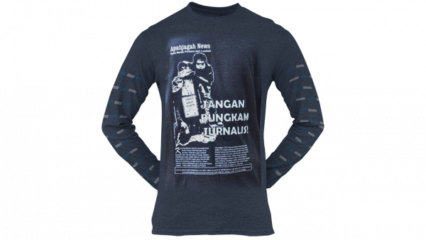 kaos jangan bungkam jurnalis panjang