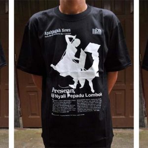 kaos peresean lombok warna hitam